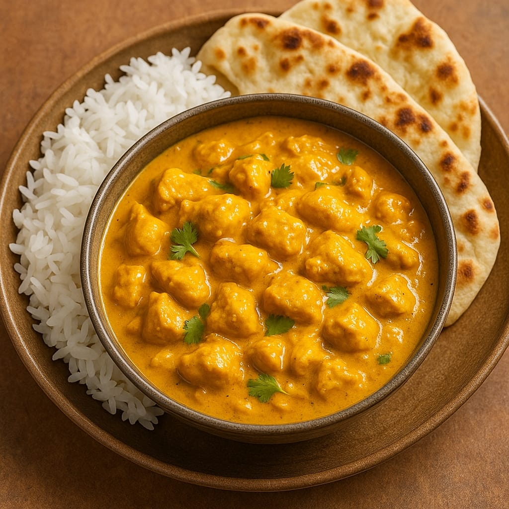 Пилешко къри по индийски