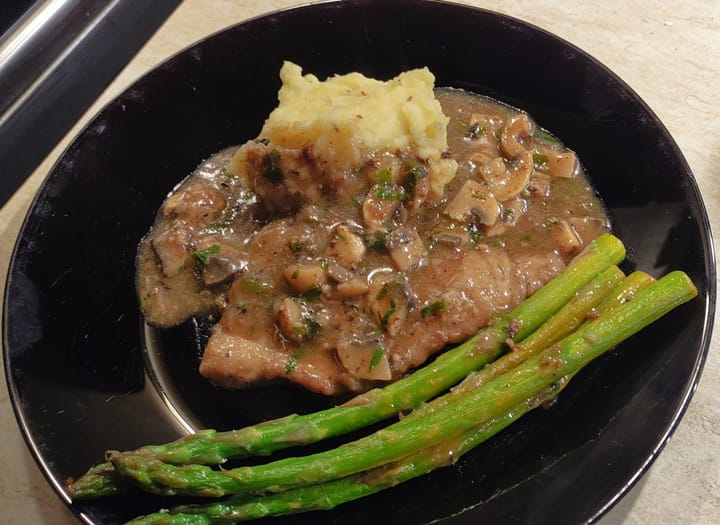 Скалопини с гъби