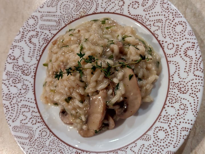 Ризото с горски гъби